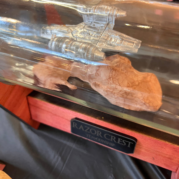 CCHobbyFun Star Wars Razor Crest in a Wine Bottle