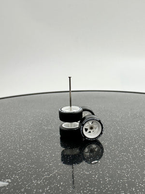 Rubber Wheels for Diecast Scale 1/64