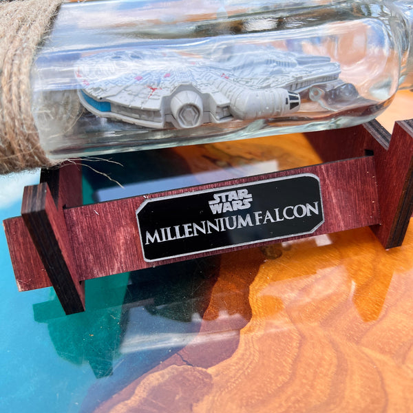 CCHobbyFun Star Wars Millennium Falcon Starship in a Tequila