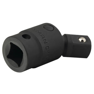 Black tool adapter on a white background
