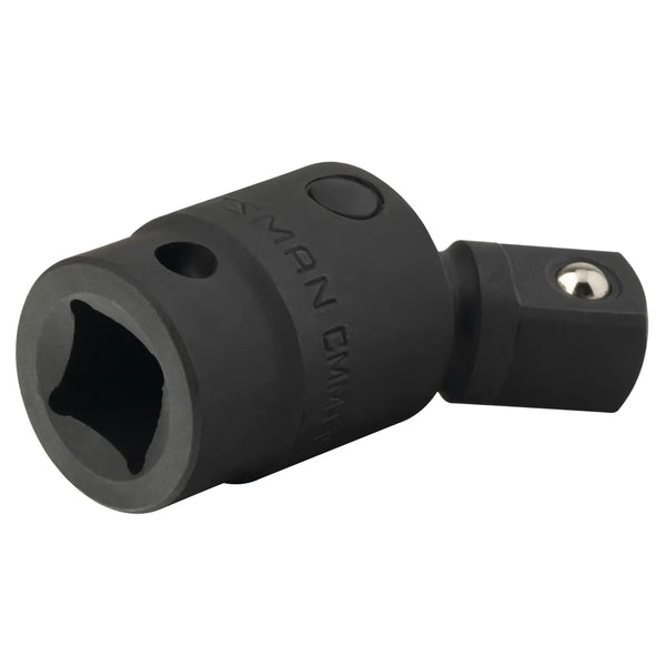 Black tool adapter on a white background