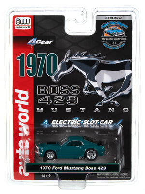 Auto World Exclusive 1970 Ford Mustang Boss 429 HO Slot Car for AFX