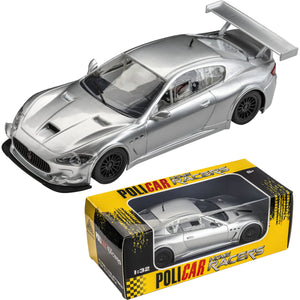 Policar Maserati GT4 Silver 1/32 Slot Car for Slot.it Carrera Scalextric Home Racing