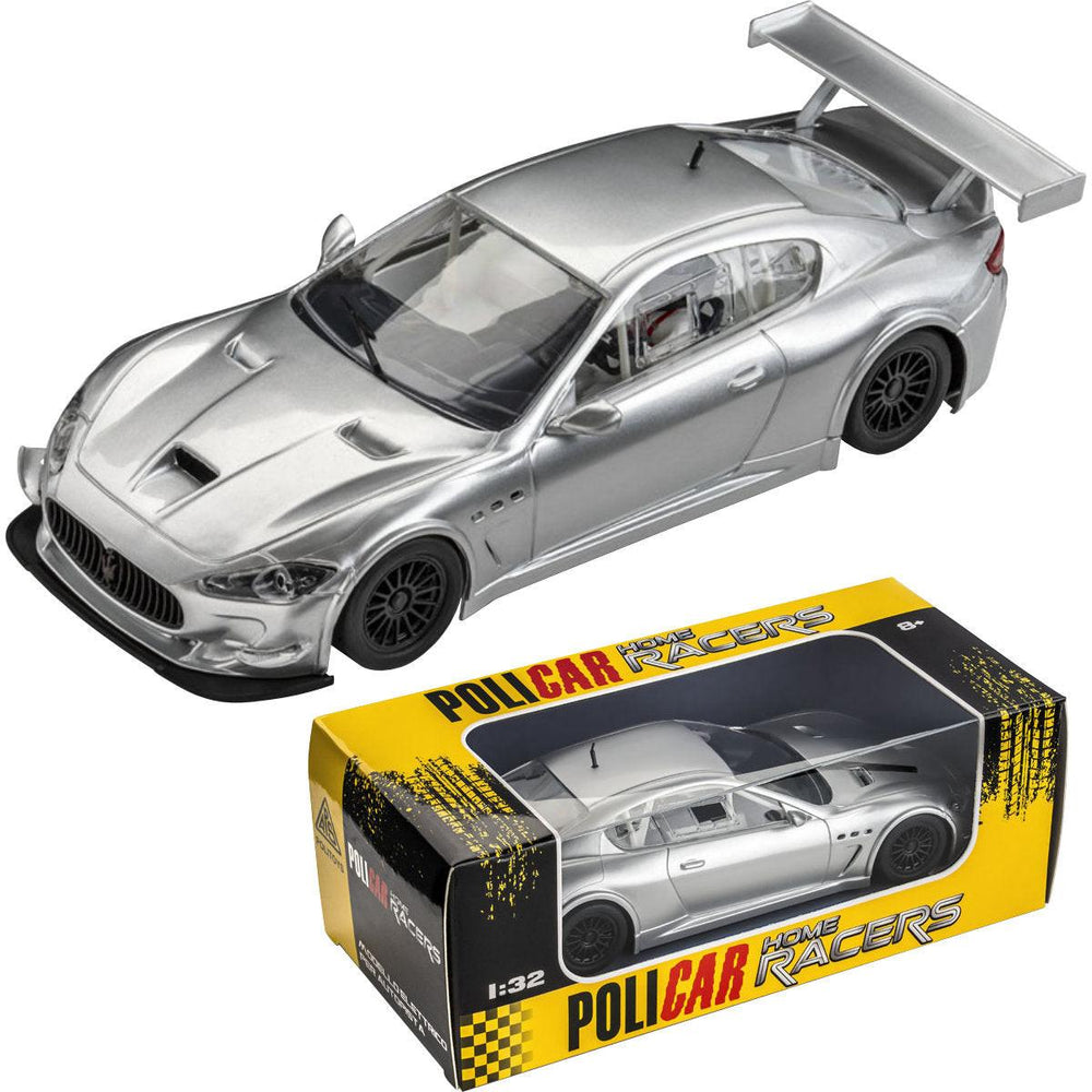 PowerHobby Policar Maserati GT4 Silver 1/32 Slot Car for Slot.it Carrera Scalextric Home Racing