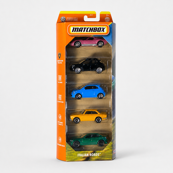 Matchbox Italian Roads 5 Pack Die-Cast Set