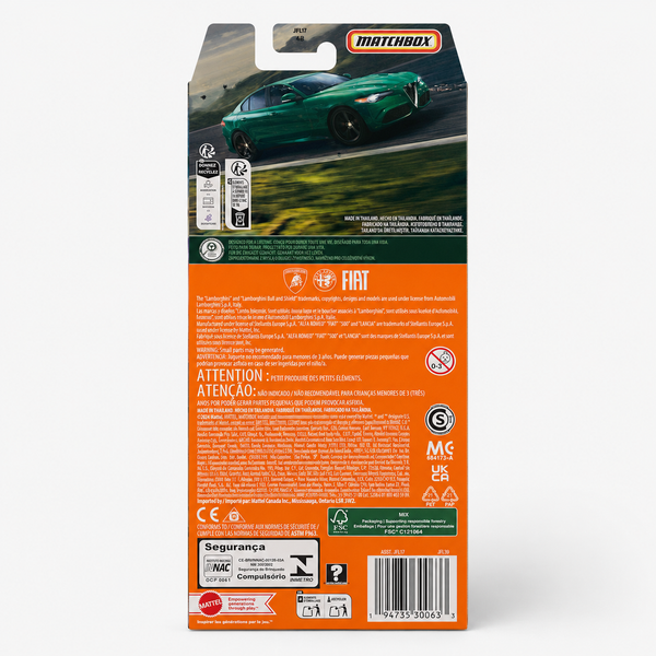 Matchbox Italian Roads 5 Pack Die-Cast Set