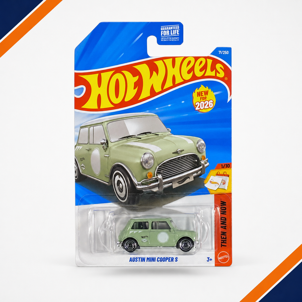 Hot Wheels Austin Mini Cooper S | Then and Now Series 1/10