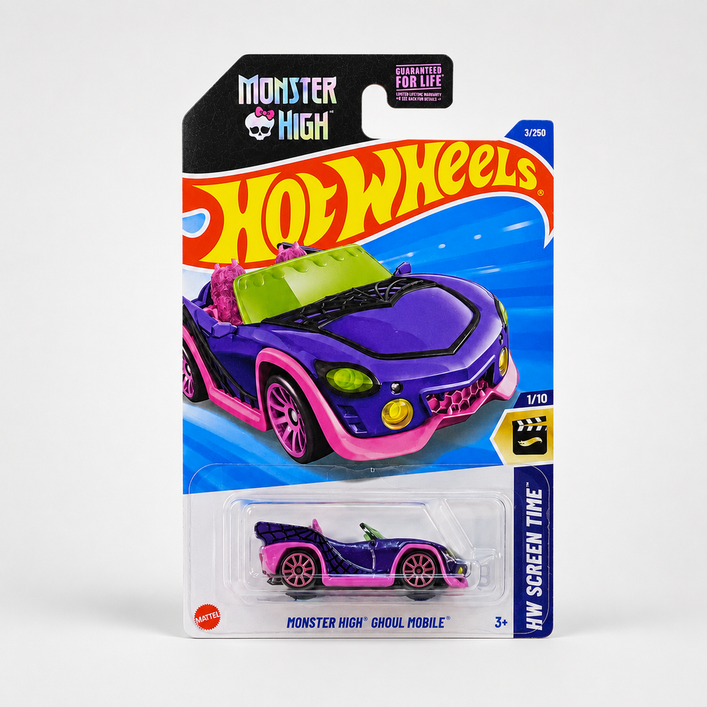 Hot Wheels Monster High Ghoul Mobile | Screen Time Series 1/10