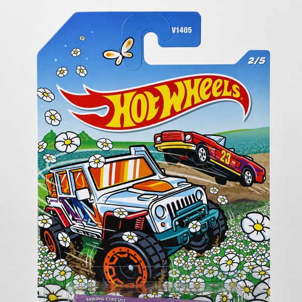 Hot Wheels ’69 Camaro Spring Circuit 2/5 Purple Die-Cast Car V1405