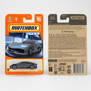 Matchbox 2021 Koenigsegg Gemera - Matchbox 70 Years Series 45/100 - Echo Six Hobbies