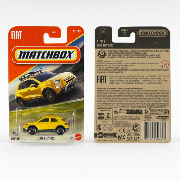 Matchbox 2016 Fiat 500X | 2026 Matchbox Series 01/125