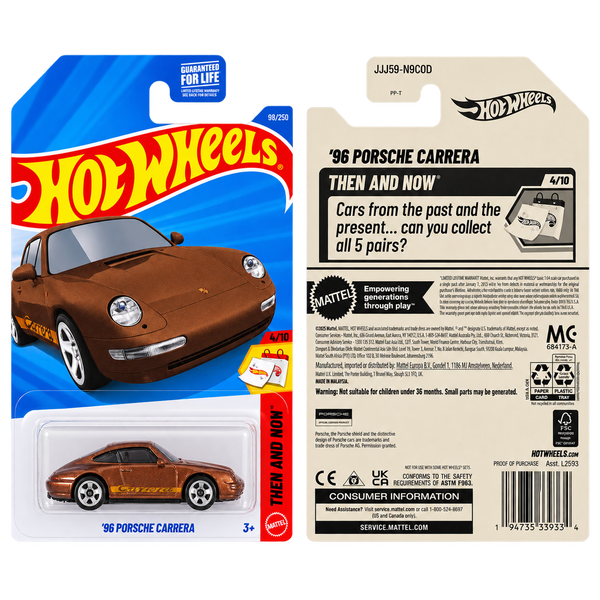 Hot Wheels ’96 Porsche Carrera | Then and Now Series 4/10