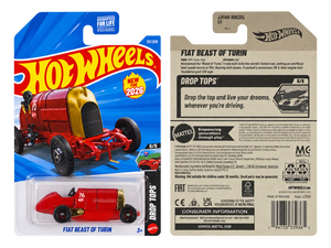 Hot Wheels Fiat Beast of Turin | Drop Tops Series 5/5