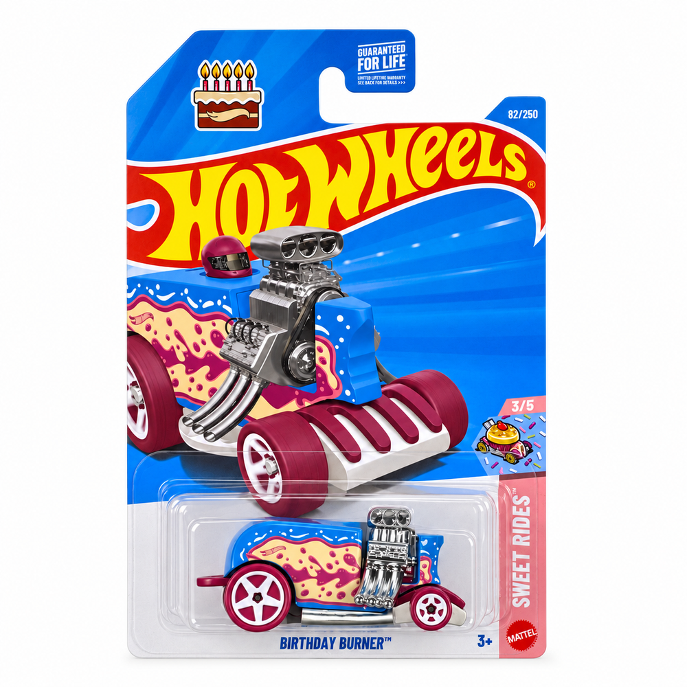 Hot Wheels Birthday Burner | Sweet Rides Series 3/5
