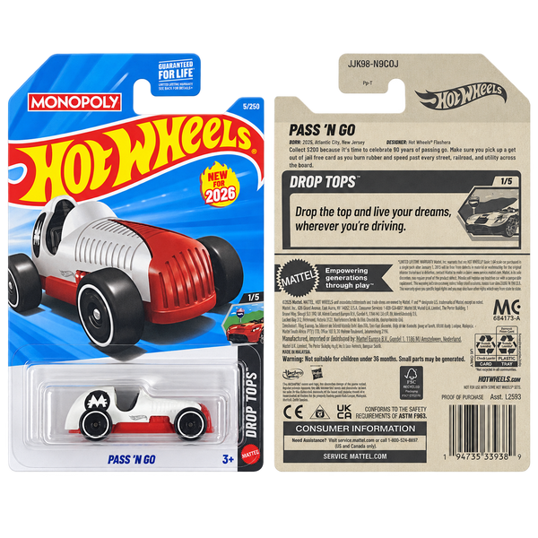 Hot Wheels Pass 'N Go | Drop Top Series 1/5