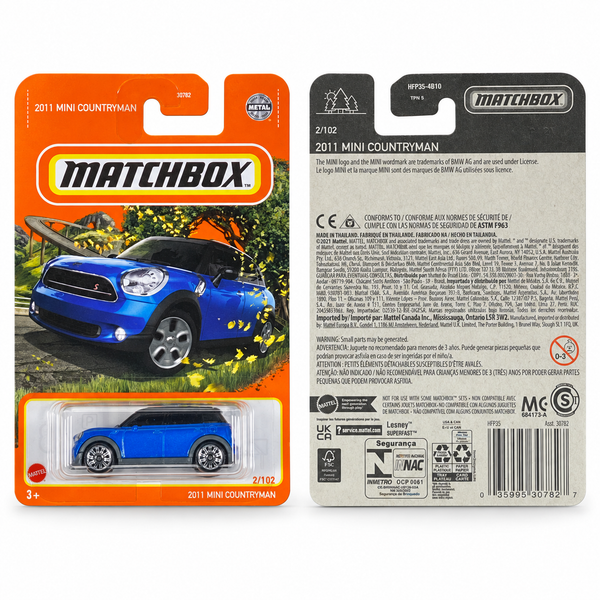 Matchbox 2011 Mini Countryman | Matchbox Series 2/102