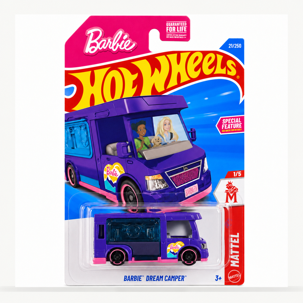 Hot Wheels Barbie Dream Camper | Mattel Series 1/5