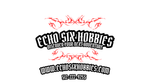 Logo and contact information for Echo Six Hobbies on a white background