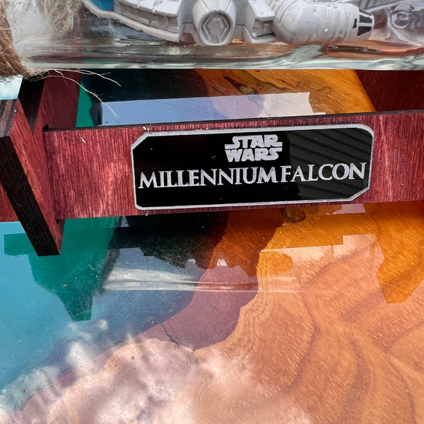 CCHobbyFun Star Wars Millennium Falcon Starship in a Tequila