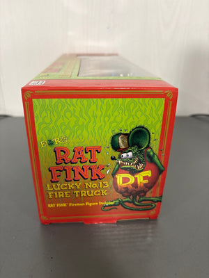 S and E Hobbies and Collectables Auto World Ed Big Daddy Roth Rat Fink Lucky No. 13 Fire Truck Diecast