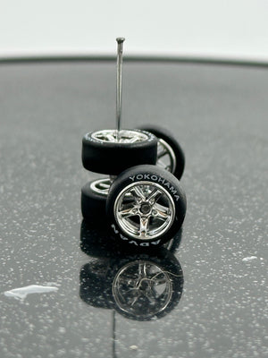 Rubber Wheels for Diecast Scale 1/64