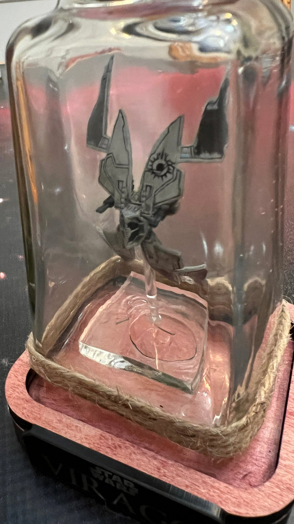 CCHobbyFun Star Wars Prince Xizor Virago Starship in Bottle