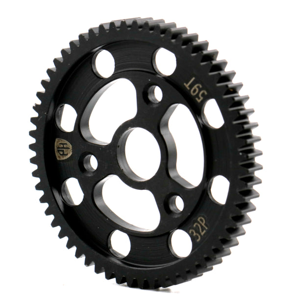 Powerhobby Hardened Steel 59T 32P Spur Gear Axial AX10 SCX10 Wraith