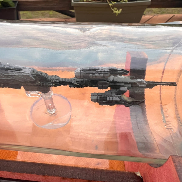 CCHobbyFun Star Wars Separatist Recusant Destroyer in a Wine Bottle