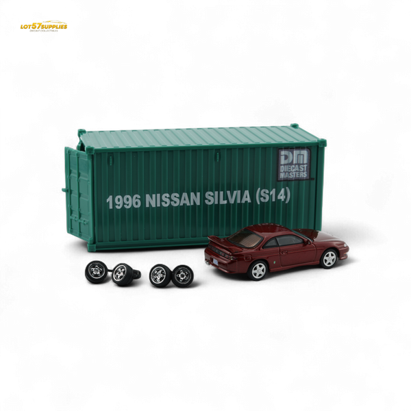 BM Creations Nissan Silvia S14 RED - RHD 1:64