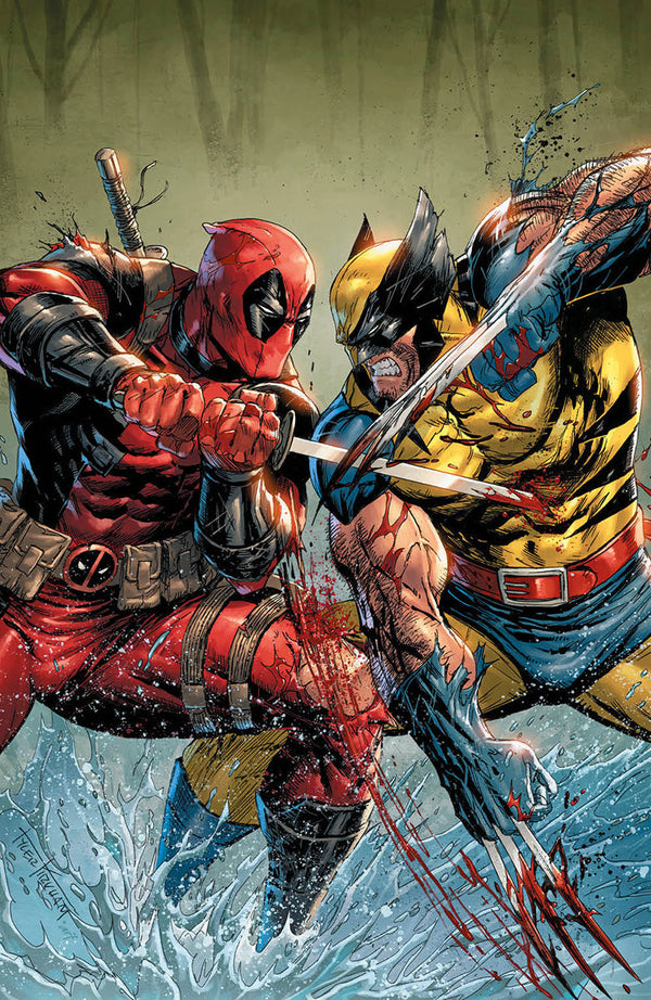 [Signed by Tyler Kirkham] DEADPOOL & WOLVERINE WWIII #2 Tyler Kirkham Virgin Var Unknown