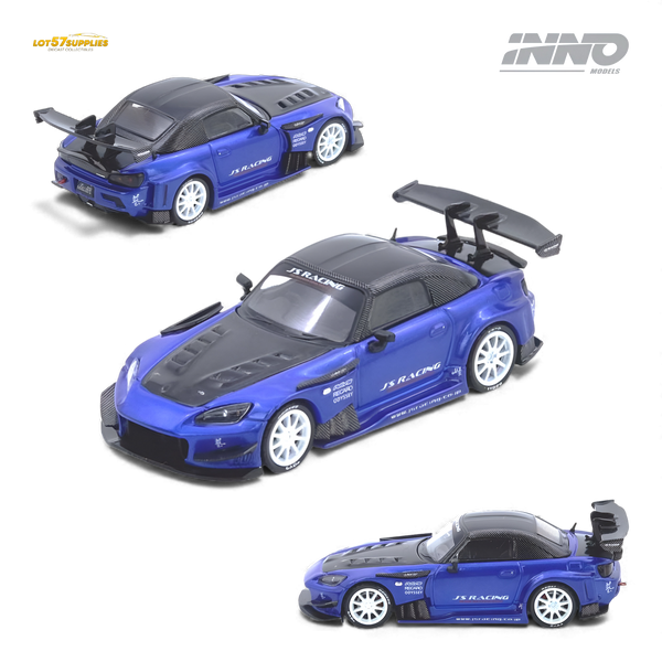(Pre-Order) INNO64 Honda S2000 J's Racing Blue 1:64