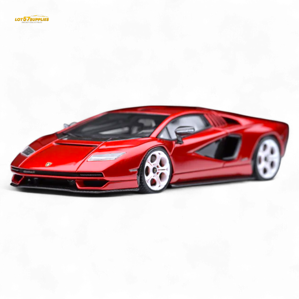 Fuelme Model NEO COUNTACH LPI 800-4 ROSSO SCINTILLA 1:64 Resin