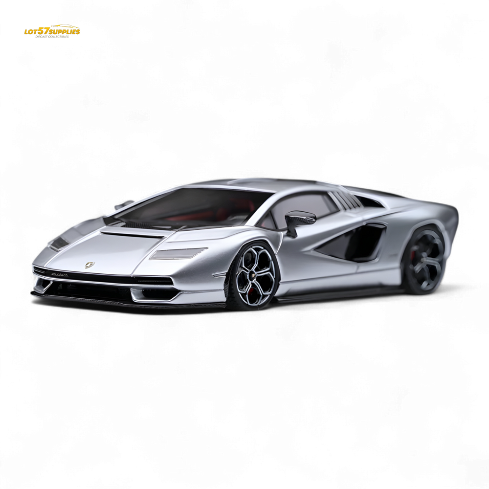 Fuelme Model NEO COUNTACH LPI 800-4 ARGENTO LUNA 1:64 Resin