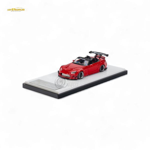 Microturbo Honda S2000 Roadster Pandem Rocket Bunny Aero Kit in Red 1:64
