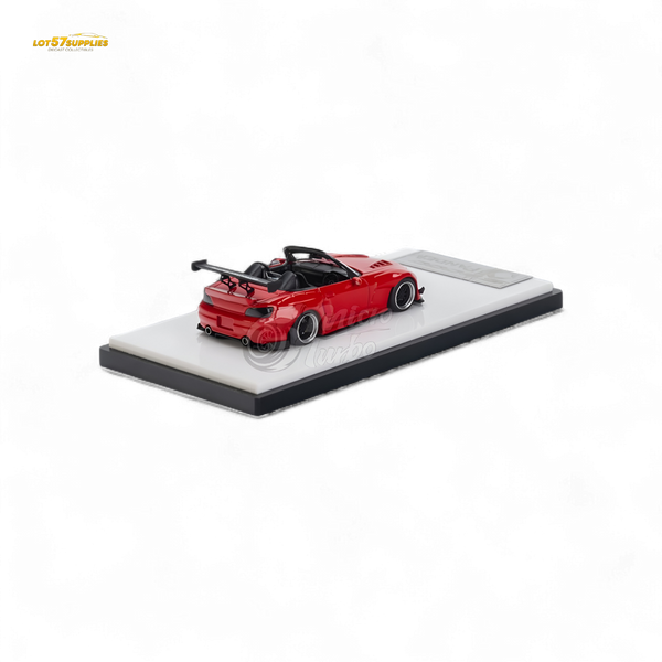 Microturbo Honda S2000 Roadster Pandem Rocket Bunny Aero Kit in Red 1:64
