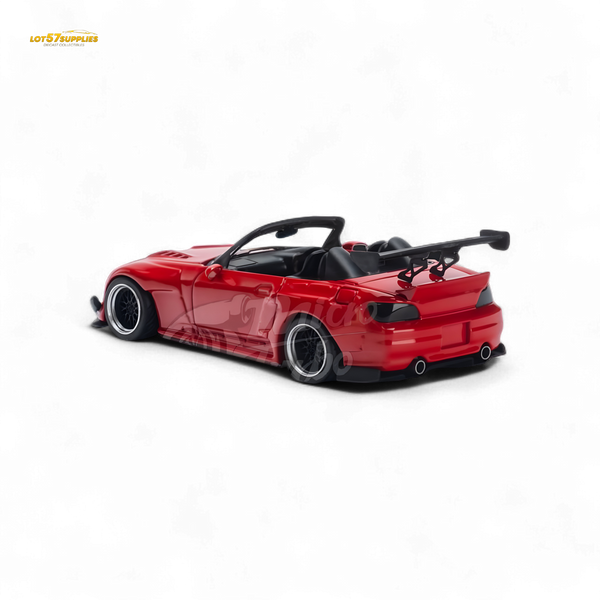 Microturbo Honda S2000 Roadster Pandem Rocket Bunny Aero Kit in Red 1:64