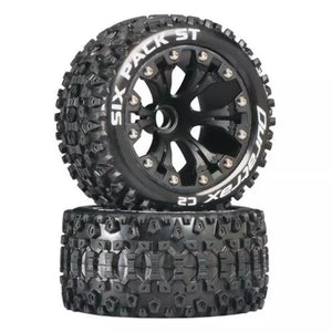 New Duratrax Jato Stampede Mounted Front Six Pack ST Tire DTXC3558