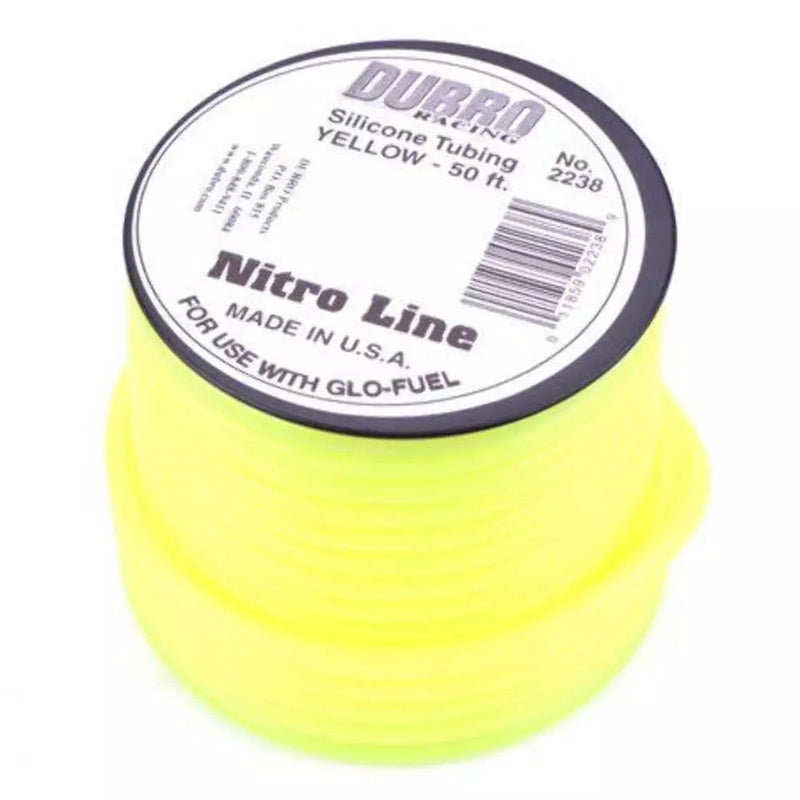 DuBro 2238 Yellow Nitro Line 3/32" Fuel Tubing (50' Spool)