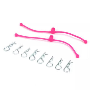 Durbo 2251 Body Klip Retainers Pink (2) Clips