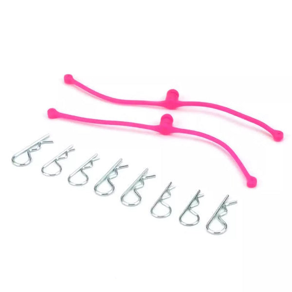 Durbo 2251 Body Klip Retainers Pink (2) Clips