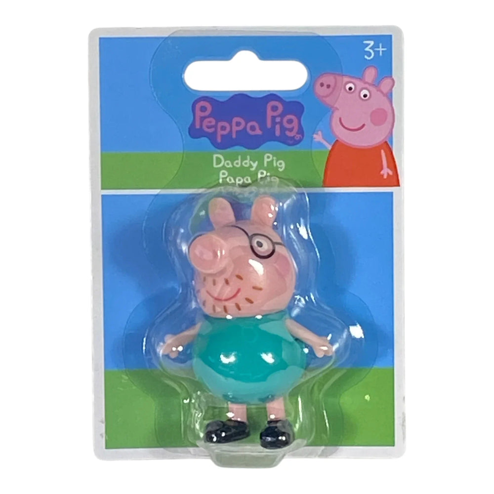 Daddy Pig / Papa Pig Mini Figure / Cake Topper - Peppa Pig