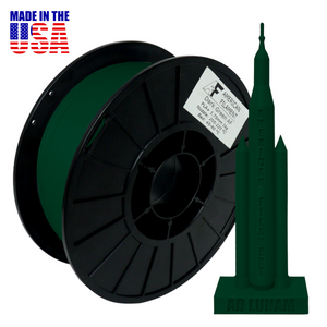 Dark Green AF 1.75mm PLA+ Filament Made in the USA!
