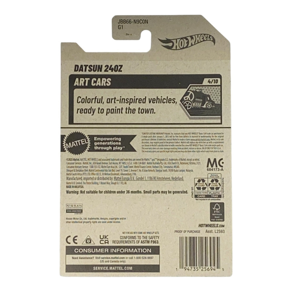 Hot Wheels Datsun 240z - Art Cars Series 4/10