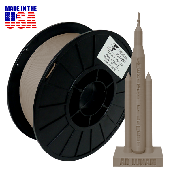 Desert Tan FDE AF PLA+ 3D Printer Filament, 1.75 mm Diameter