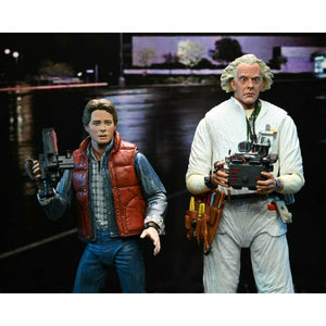 NECA Back to the Future 7" Scale Action Figure - Ultimate Doc Brown (1985 "Hazmat Suit")