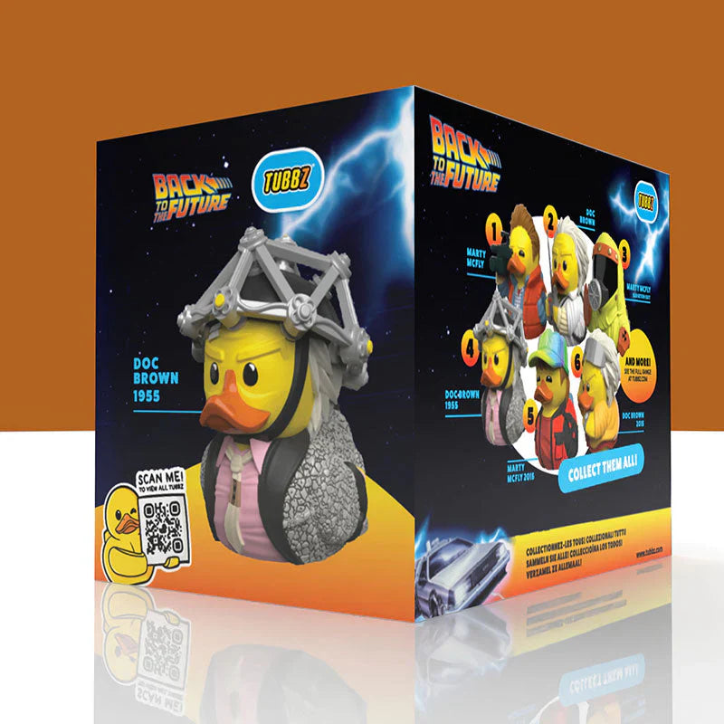 Back to the Future™ Back to the Future Doc Brown 1955 TUBBZ Cosplaying Duck (Boxed Edition) — Vinyl Toy