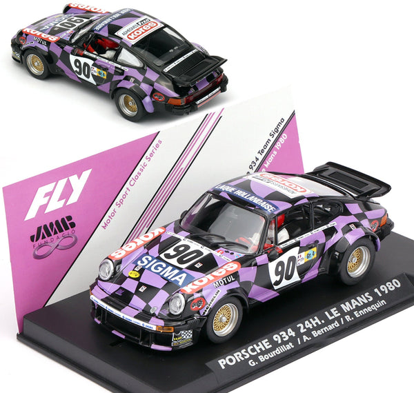 FLY Porsche 934 Team Sigma 1980 24H. Le Mans 1/32 Slot Car E2067