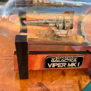 CCHobbyFun Battlestar Galactica Colonial Viper MK I Starship in a Bottle — Collectibles