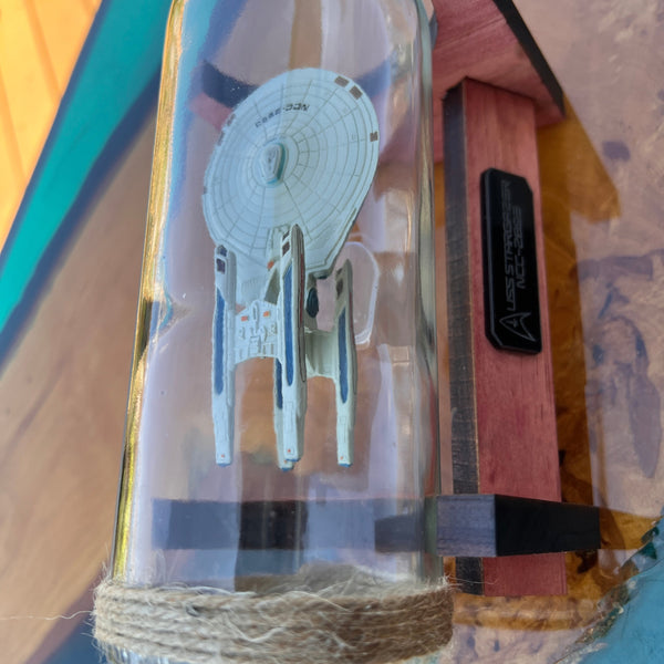 CCHobbyFun Star Trek USS Stargazer NCC-2893 in a Bottle