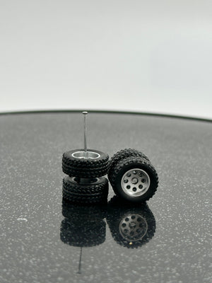 Rubber Wheels for Diecast Scale 1/64